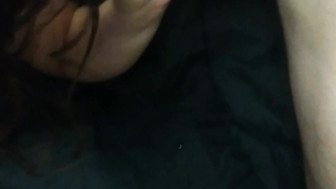 hotwife slut sucking big dick while hubby records