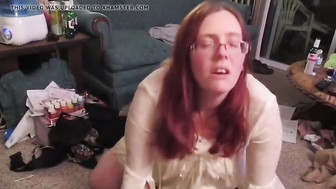 Redhead wife fuck bbc in wedding dress