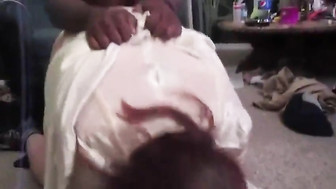 Redhead wife fuck bbc in wedding dress