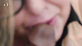 Hung black bull was banging that wet white hole till she was loaded with cum