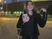 Young Italian babe fucking massive black cock