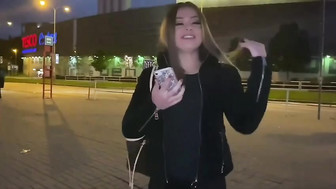 Young Italian babe fucking massive black cock