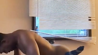 Babe taking black cock