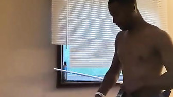 Babe taking black cock