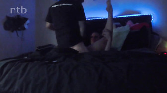 Cuckold white wife gets fucked by hung black lover while her hubby was filming