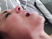 Cuckold white wife fucks that hung black buck who filled her pussy with cream