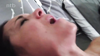 Cuckold white wife fucks that hung black buck who filled her pussy with cream