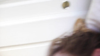 Big natural tits girlfriend sucking and fucking.