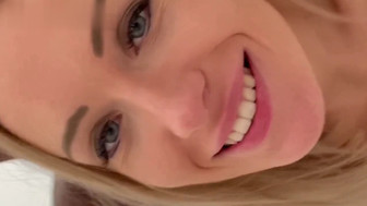 Pretty blonde fucks big black cock