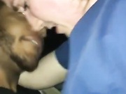 An essential worker gets BBC while on a break