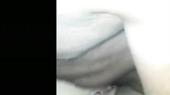 Hung black stud fucks that horny white nerd and cums inside her wet pussy