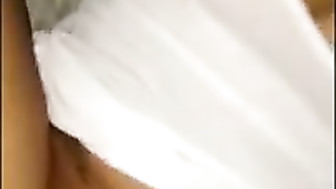 Amateur blonde in MMF threesome