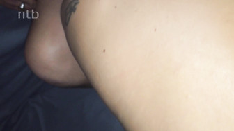 Horny cuckold white wife who showed real appreciation for big black cock and for hubby