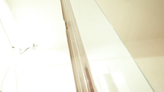 Horny white teen enjoys that huge black stick and swallows his thick creamy load