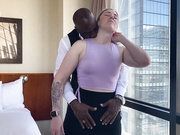 Cuckold white wife gets fucked and impregnated by her favorite BBC in front of her hubby