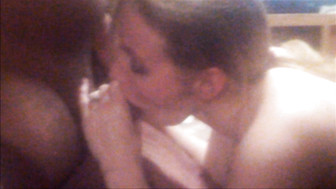 gf sucking another black friend