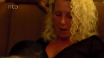 Naugty sexy MILF gangbang