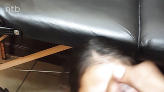 Hung black stud bangs that cuckold wife and cums hard on her pretty face