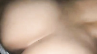 Girlfriend Cream on my Black cock