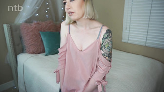 Horny white bombshell fucks that BBC again and gets another load of cum