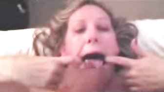 BBW Slut swallow all my nut