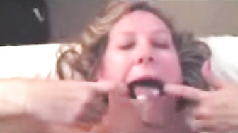 BBW Slut swallow all my nut