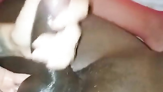 Blonde makes BBC cum very hard