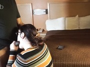 Chubby cuckold white babe was getting that BBC "live" for her husband