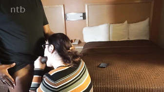 Chubby cuckold white babe was getting that BBC "live" for her husband