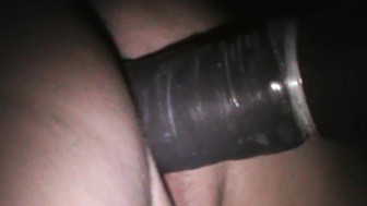 MyQOSwife receiving a fine fucking hello on NYE from a stranger at  a swinger party