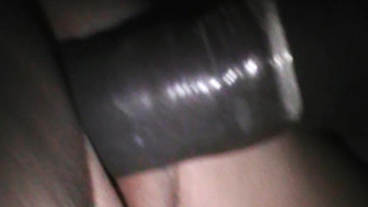 MyQOSwife receiving a fine fucking hello on NYE from a stranger at  a swinger party