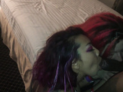 Thick redhead and horny asian chicks shares big black cock