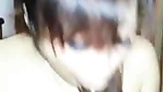 Asian slut sucks BBC