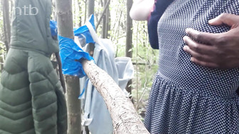 Cuckold blond lets her hubby lick and clean her pussy fucked by BBC