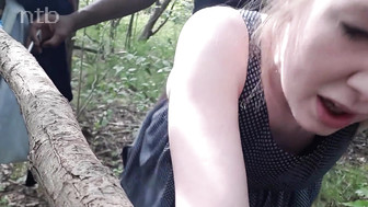 Cuckold blond lets her hubby lick and clean her pussy fucked by BBC