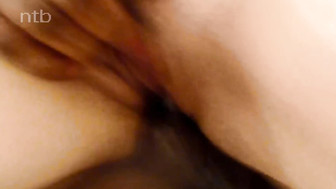 White teen gets that BBC and messy creampie inside her soaking wet pussy