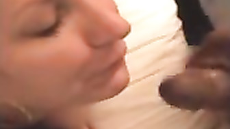 5th mouth full of cum that night