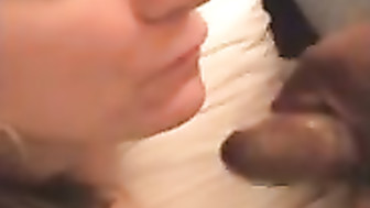 5th mouth full of cum that night