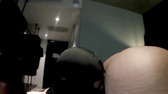 Fem husband serve and worship BBC while wife is watching and recording