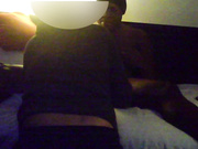 Sub husband licking blk balls and sucking BBC