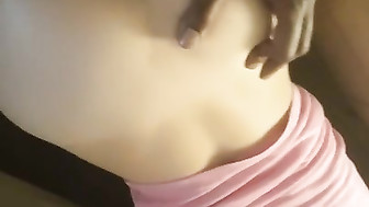 Snow bunny creams on Big black cock