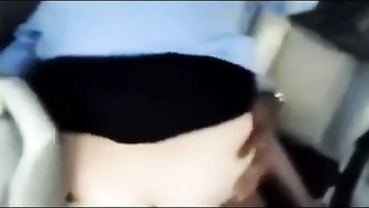 French wife interracial cuckold in hubbys car