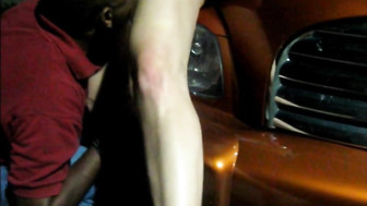 Naughty parking lot whore