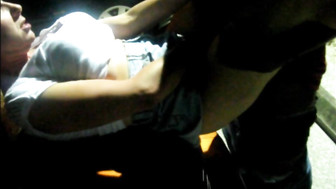 Naughty parking lot whore