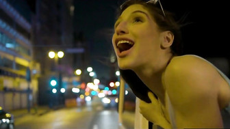 Collecting her Rapper boyfriend and showing him how she missed him