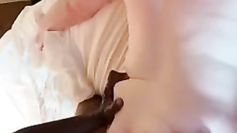 Hubby loves watching his wife getting BBC_phone clip