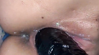 Big dildo (doble vaginal wife)