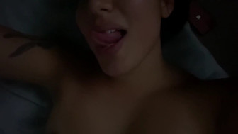 Sexy brunette has the orgasm of her life