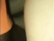 BBC destroys petite white creamy pussy in the car