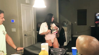 Cuck Eats Wife's Creampie